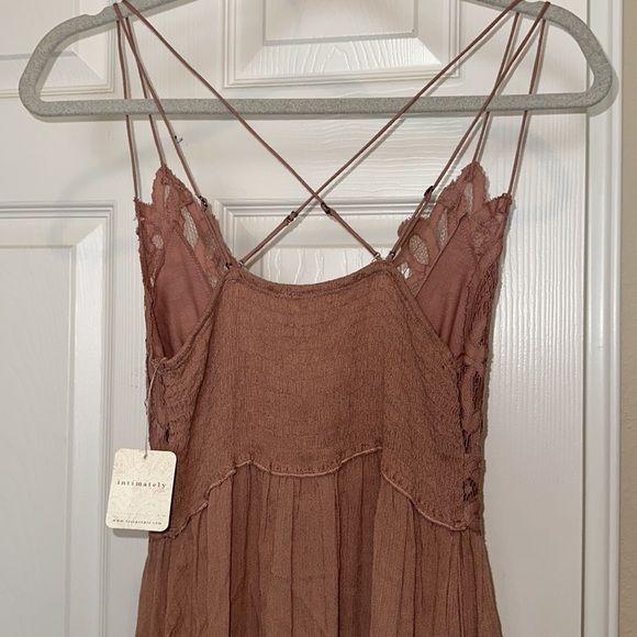 NWT Free People Adella mini mauve light pink lace dress BLOGGER'S FAVE! - Picture 14 of 14